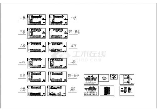 南方某公司宿舍樓群多聯(lián)機(jī)空調(diào)系統(tǒng)與安防系統(tǒng)一體化CAD施工設(shè)計(jì)